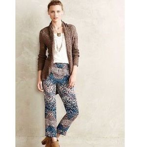 Anthropologie Elevenese Lanikai Printed Trousers